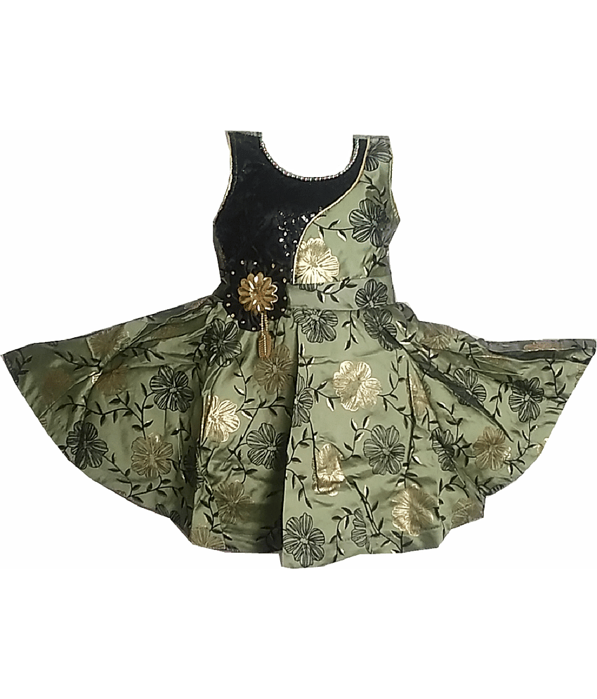 harshvardhanmart Baby Girls Cotton Blend Frocks ( Purple )