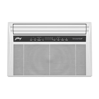 Godrej 1.5 Ton 5 Star 5-In-1 Convertible Cooling, Heavy Duty Cooling At 52C, I-Sense Technology, Self Clean, Inverter Window AC (Copper, Model, AC 1.5T WIC 18XTC5 WYA, White) Godrej 1.5 Ton 5 Star 5-In-1 Convertible Cooling, Heavy Duty Cooling At 52C, I-