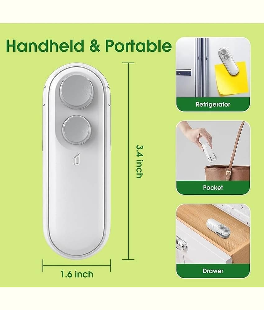 Portable Mini Sealing Machine, Handheld Packet Sealer for Food, Snacks, Chips, Fresh Storage, Plastic Bags Sealing Machine,