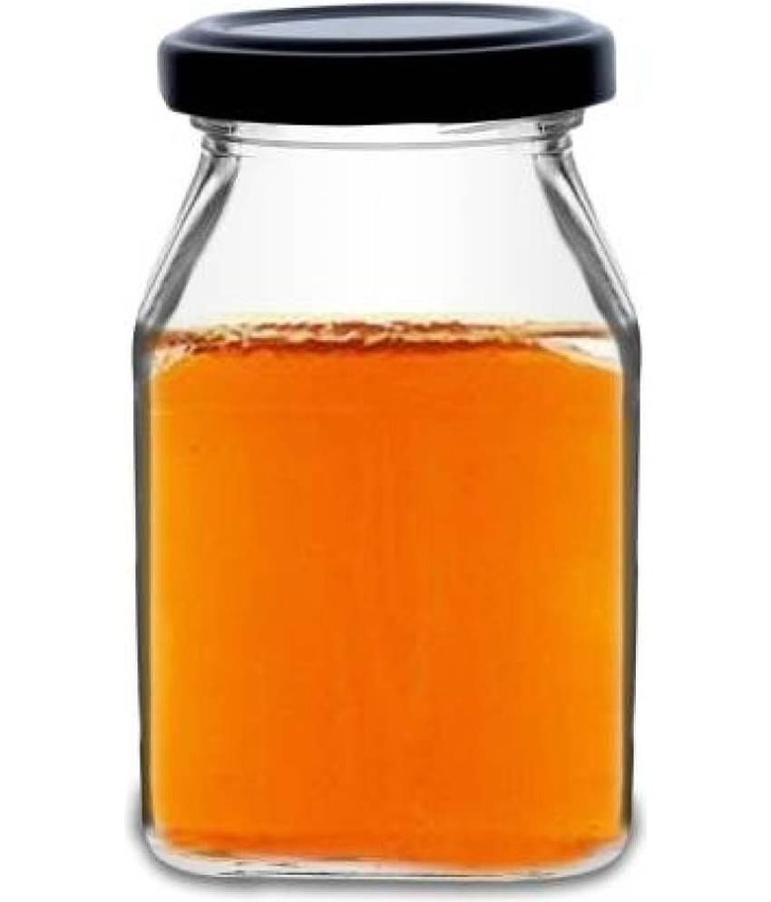 CROCO JAR - Transparent Glass Spice Container ( Pack of 6 )