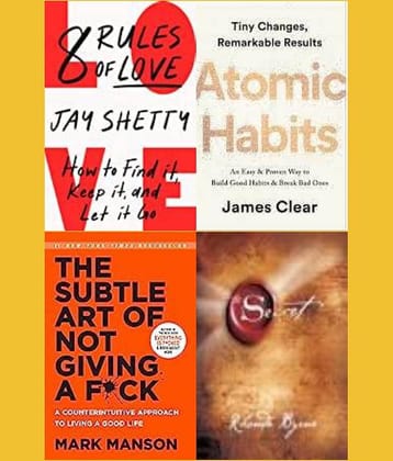 8 Rules of Love + Atomic Habits + The Subtle Art + The Secret