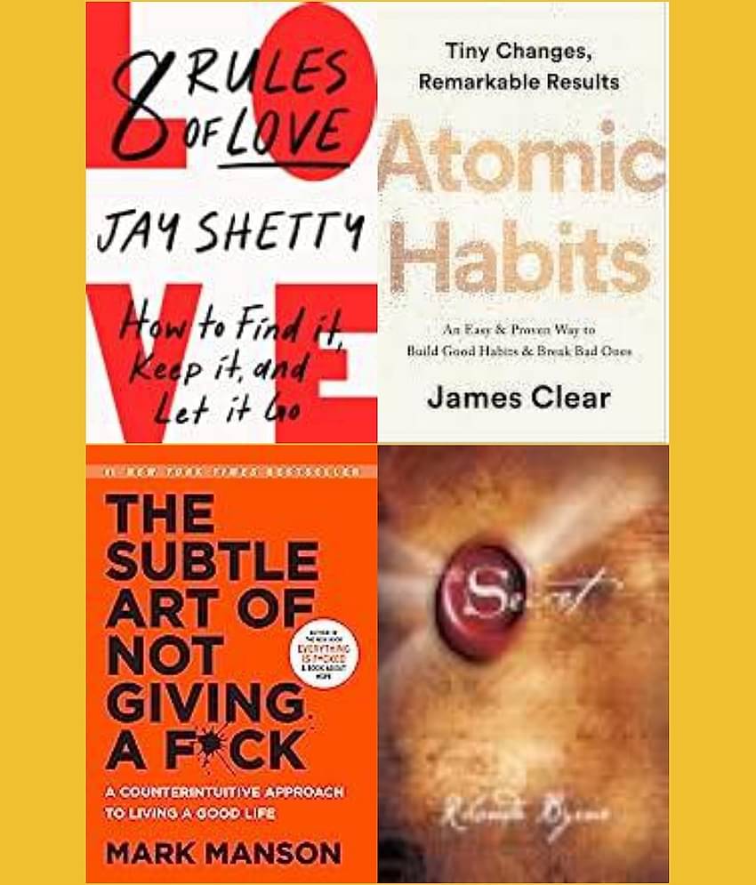 8 Rules of Love + Atomic Habits + The Subtle Art + The Secret