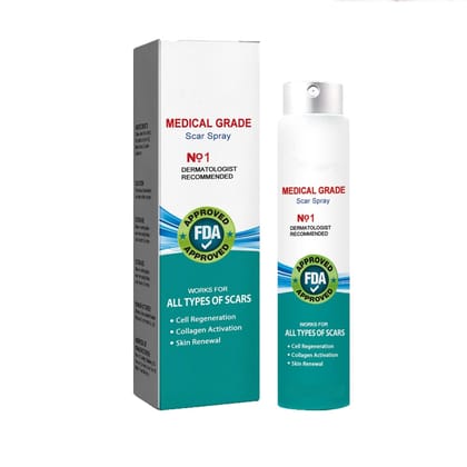 ELHAE Scar Care Spray | Soothing Skin Formula for Mark Works for Acne, Surgery, Burn, Stretch Marks & Injury Scars � Cell Repair, Collagen Boost, Skin Renewals | Cell Support & Skin Renewal with Aloe Extract | Pack 2 x 100g
