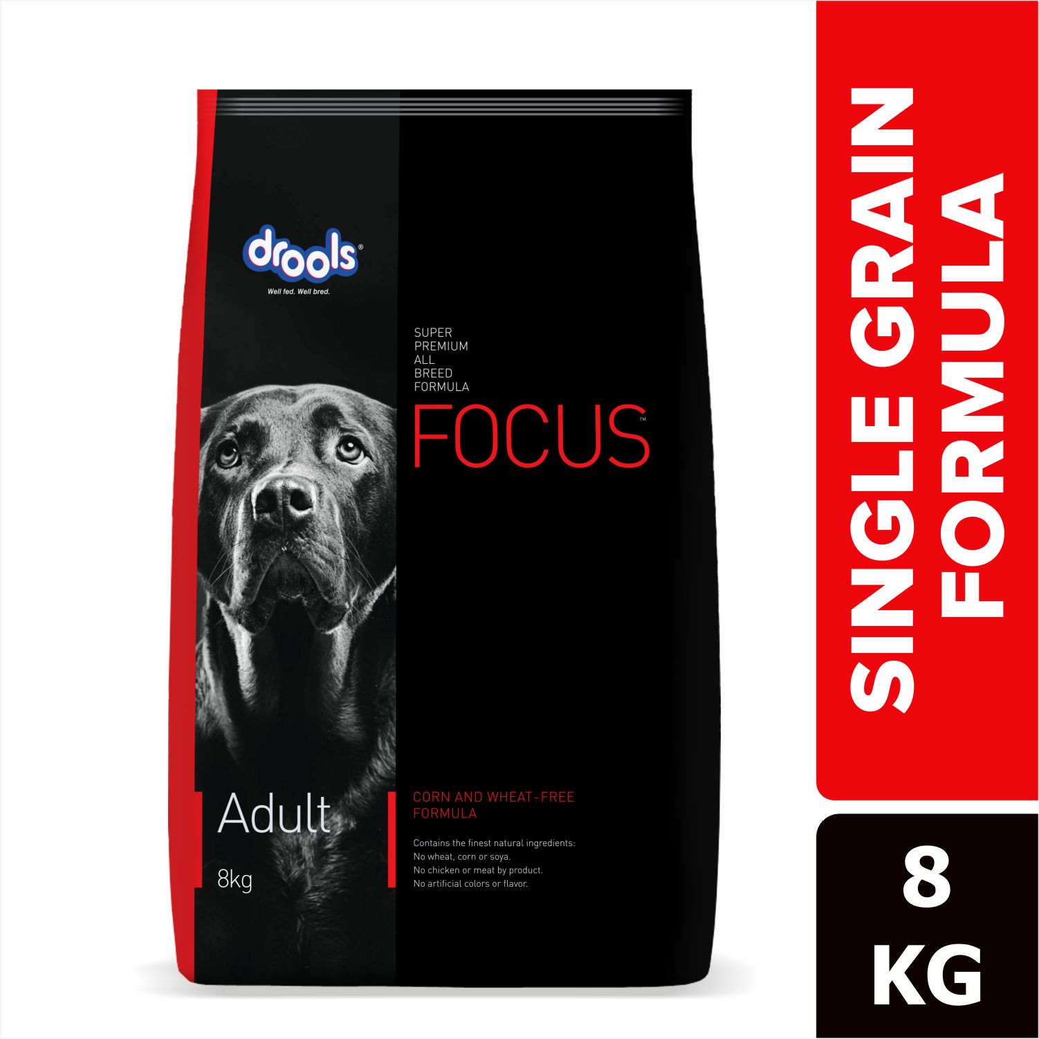 Drools Focus Adult Super Premium Dog Food, 8kg