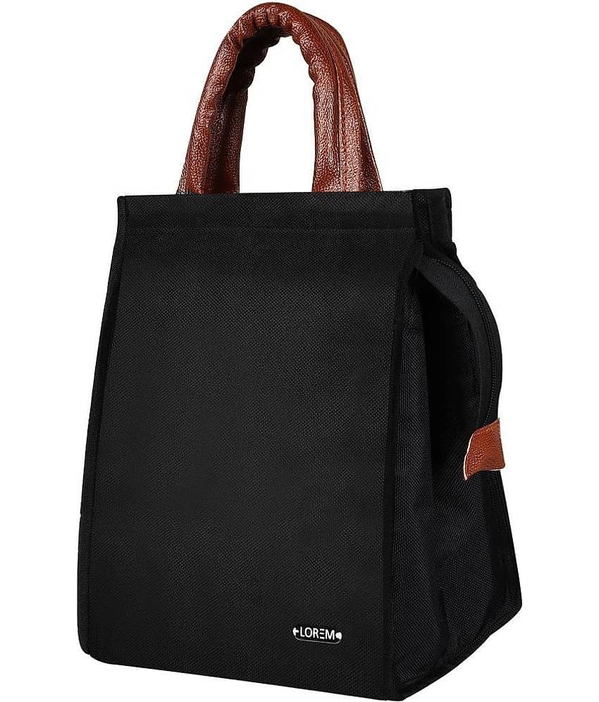 Lorem Black Lunch Bags ( 1 Pc )
