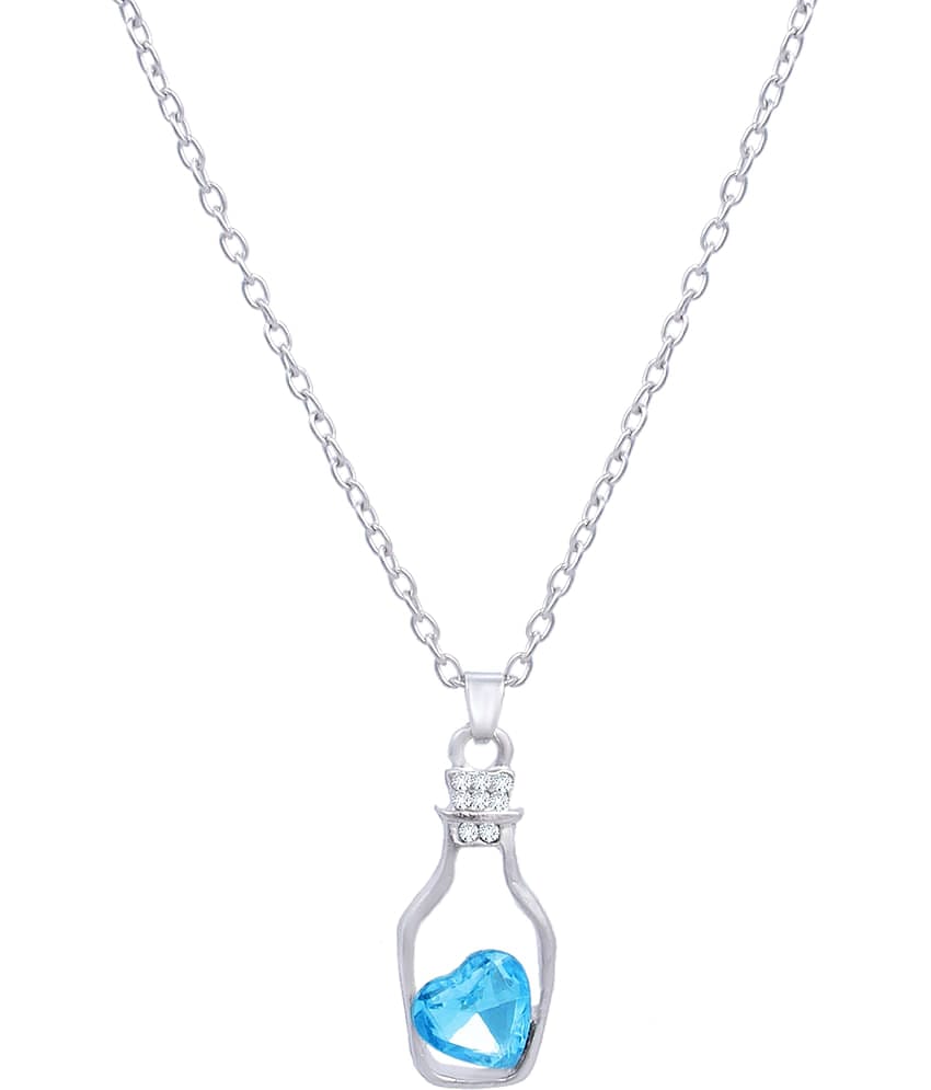FASHION FRILL - Blue Pendant ( Pack of 1 )