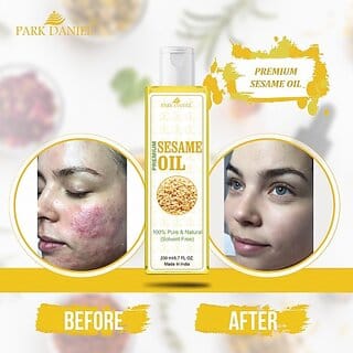 PARK DANIEL Premium Virgin Sesame Oil(200 ml) Hair Oil (200 ml)