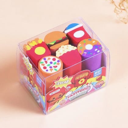 Whimsical Fast-Food Delight: The Playful Pencil Eraser with Precision and Style-Big FastFood Eraser