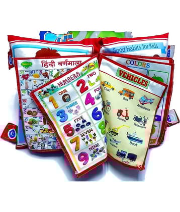 Baby Digital Printed Cotton Educational Alphabet Learning Soft Pillow Cushion Book. Toys for Kids Girls and Boys Toddler