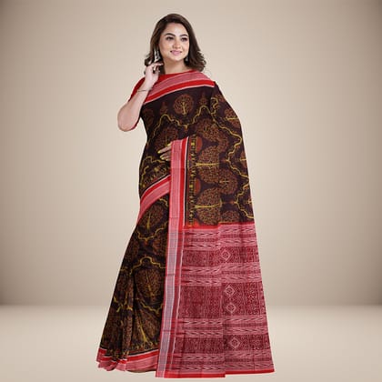 Handwoven Sambalpuri Cotton Saree