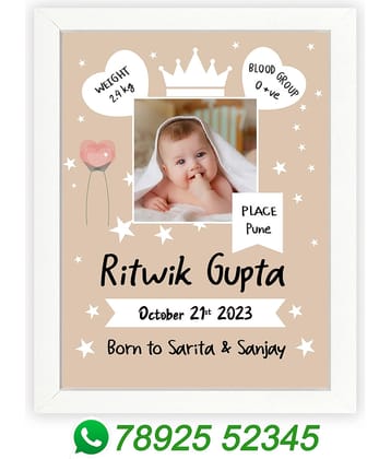 Indianara Wood White Photo Frame Sets - Pack of 3