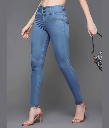Miss Chase - Blue Denim Skinny Fit Women's Jeans ( Pack of 1 )