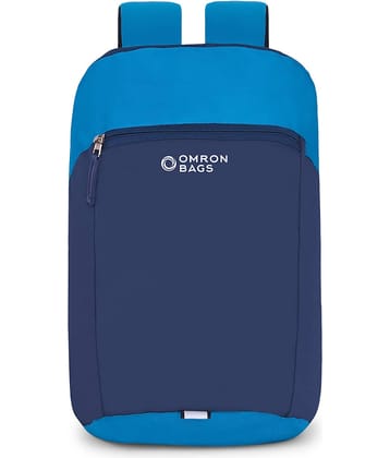 OMRON BAGS 12 Ltrs Polyester Backpack *For Men & Women ( Blue )