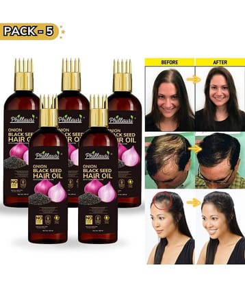 Phillauri - Nourishment Onion Oil 500 ml ( Pack of 5 )