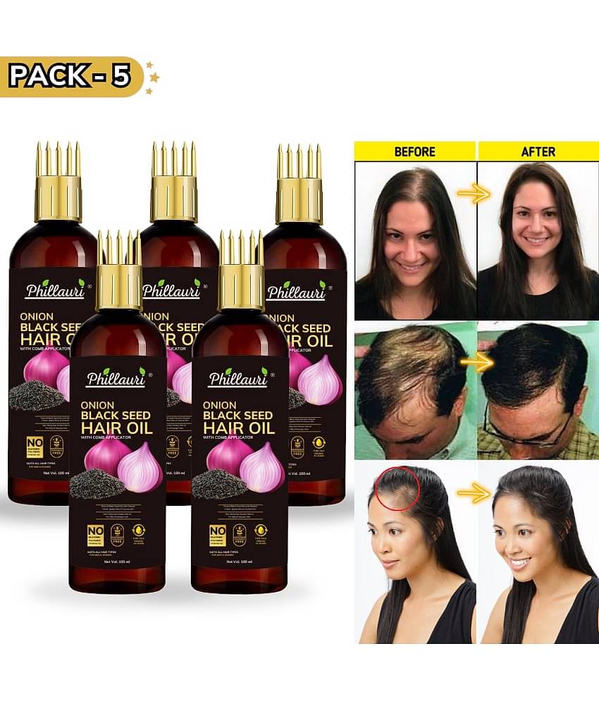 Phillauri - Nourishment Onion Oil 500 ml ( Pack of 5 )