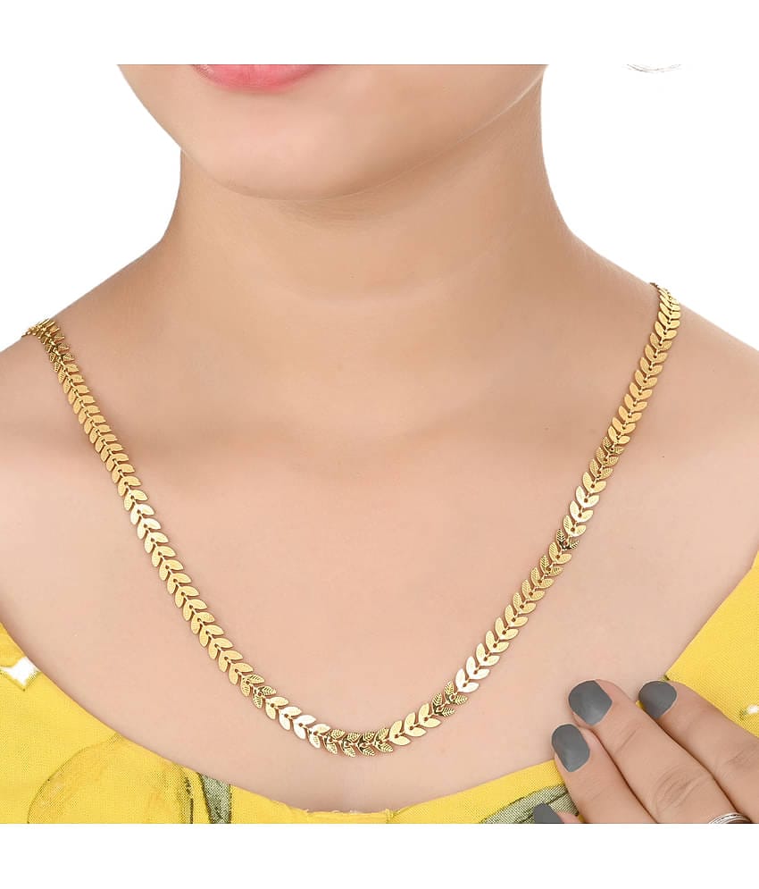 AanyaCentric Gold Plated Chain ( Set of 1 )