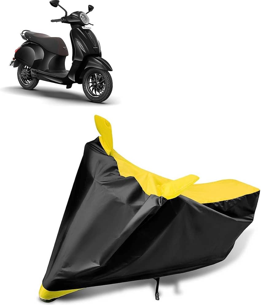 AKSMIT Bike Body Cover for Bajaj Chetak Multicolor (Pack of 1)