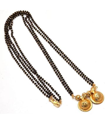 Mangalsutra Gold Plated South Indian Double Katori religious real look 7705