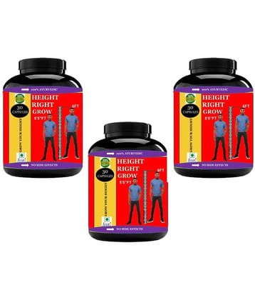 Hindustan Herbal HITE RIGHT GROW 90 no.s Capsule Pack of 3