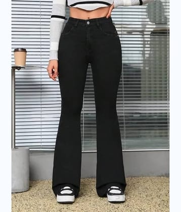 Niffer Fashion - Black Denim Bootcut Women's Jeans ( Pack of 1 )