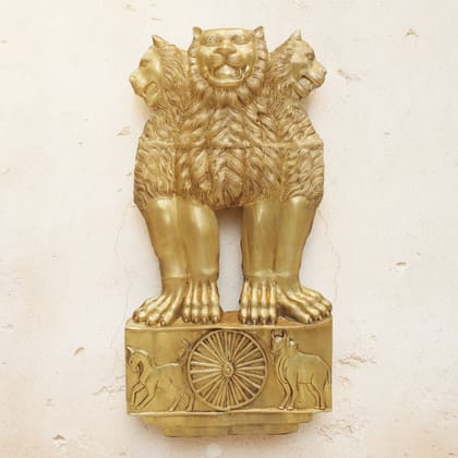 Brass Ashoka Leaf Wall Hanging Decorative Statue, Large Size, Height : 35 Inch (BSMAS1723 W)