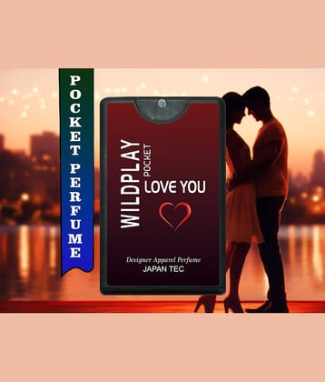 Wildplay Wildplay Love You 20ml Pocket Perfume Deodorant Spray & Pocket Perfume for Unisex 20 ml ( Pack of 1 )