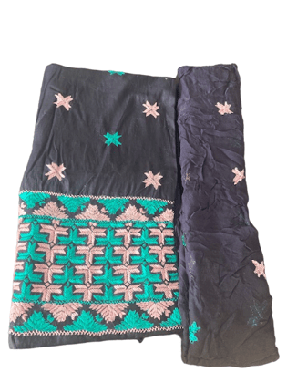Punjabi Phulkari Handmade Suit for Women | Handmade Phulkari Suit