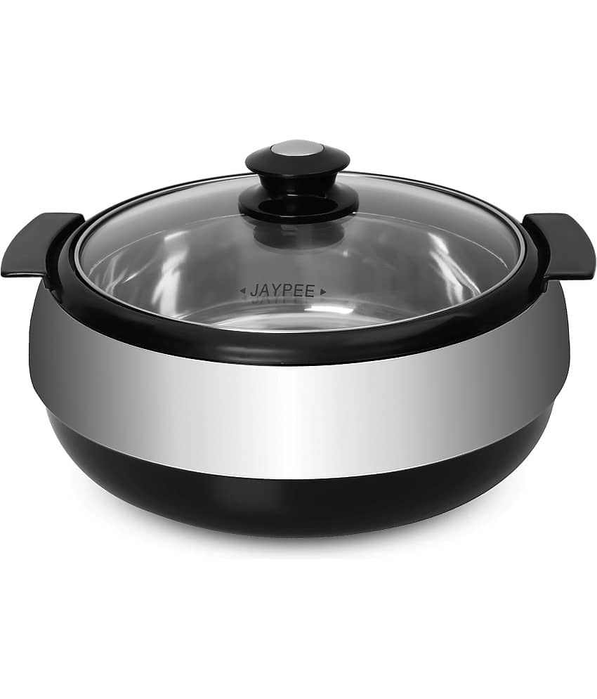 Jaypee Black Plastic Serve Casserole ( Set of 1 , 800 mL )