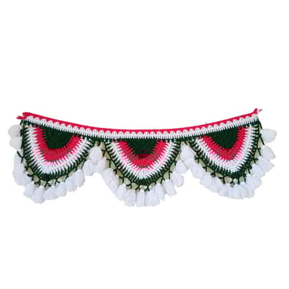 Handmade Crosia Gate for Home Decoration and Wedding Ceremonies (Multicolor)