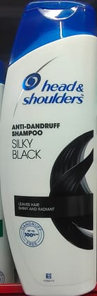 Head and shoulders shampoo silky black