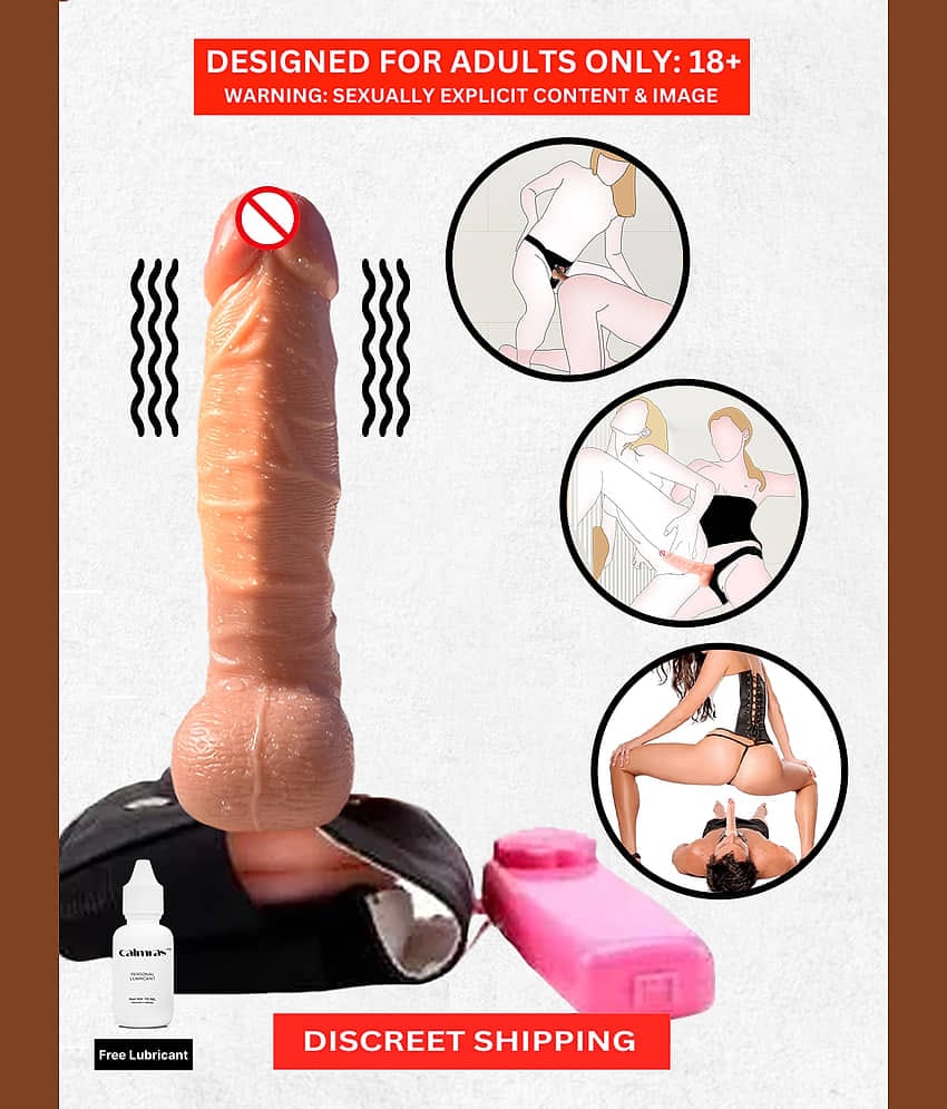 Strap-on Realistic Vibrating Dildo with Remote Wearable Harness 7 Inch Dildo with Belt Female Masturbator Sex Toys for Women Lesbian Couple