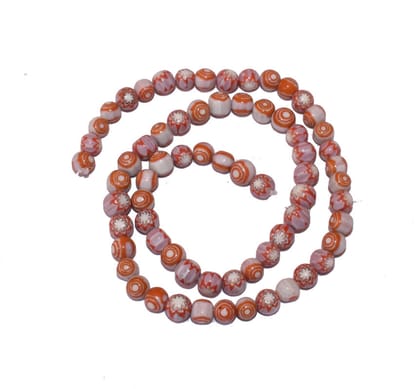 Chevron Glass  beads, 6-layer glass chevron beads, Venetian chevron, trade bead Venetian, African trade bead, vintage Murano glass beads , BWSRON-009-Per Packet of 160 Pieces (50 Gram) / 6 MM