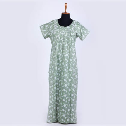 Nstyle Rayon Nighty PLEATED L