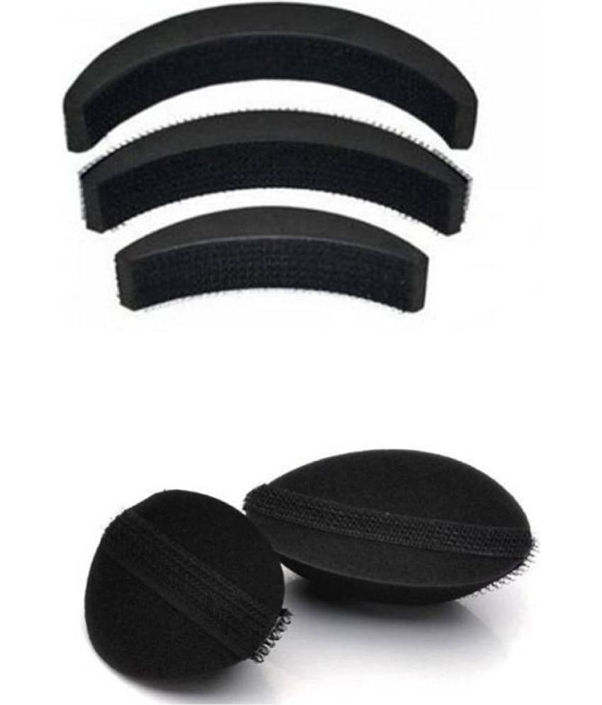 FOK Black Casual Hair Bumpit