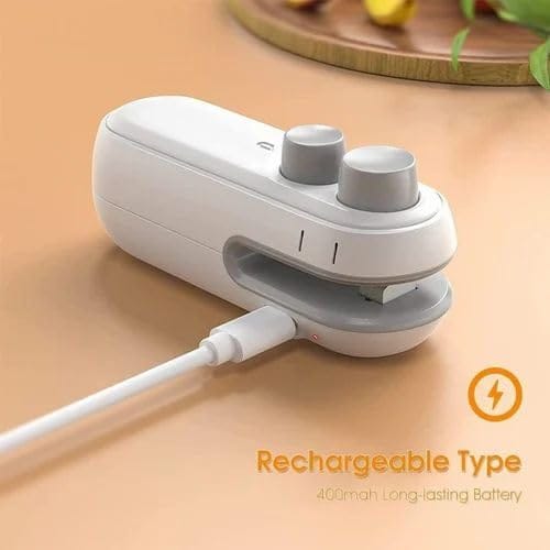 Portable Sealing Machine, Handheld Heat Sealer, Button Switch, Easy to Use, Keep Food Fresh