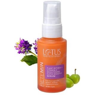 Lotus Professional Retemin Plant Retinol + Vitamin C Brightening Super Booster Serum. (30 Ml)