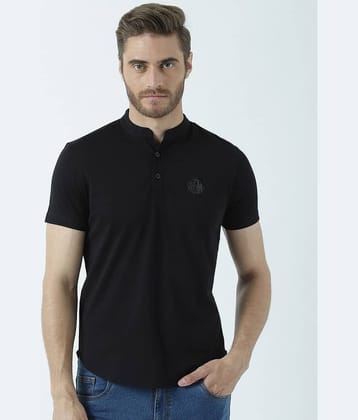 Huetrap Pack of 1 Cotton Regular Fit Men's T-Shirt ( Black )