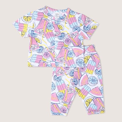 Summer Vibes Pyjama Set-3-6 Months