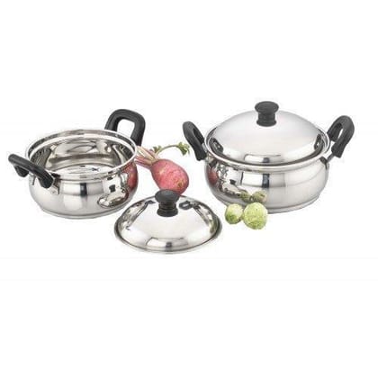 Ultima IB Stainless Steel 4 pcs Cook n serve Pot
