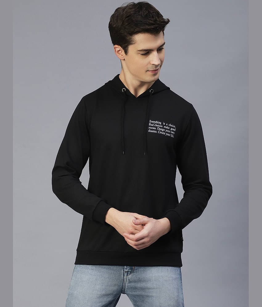 Rigo - Black Cotton Regular Fit Men's Sweatshirt ( Pack of 1 )