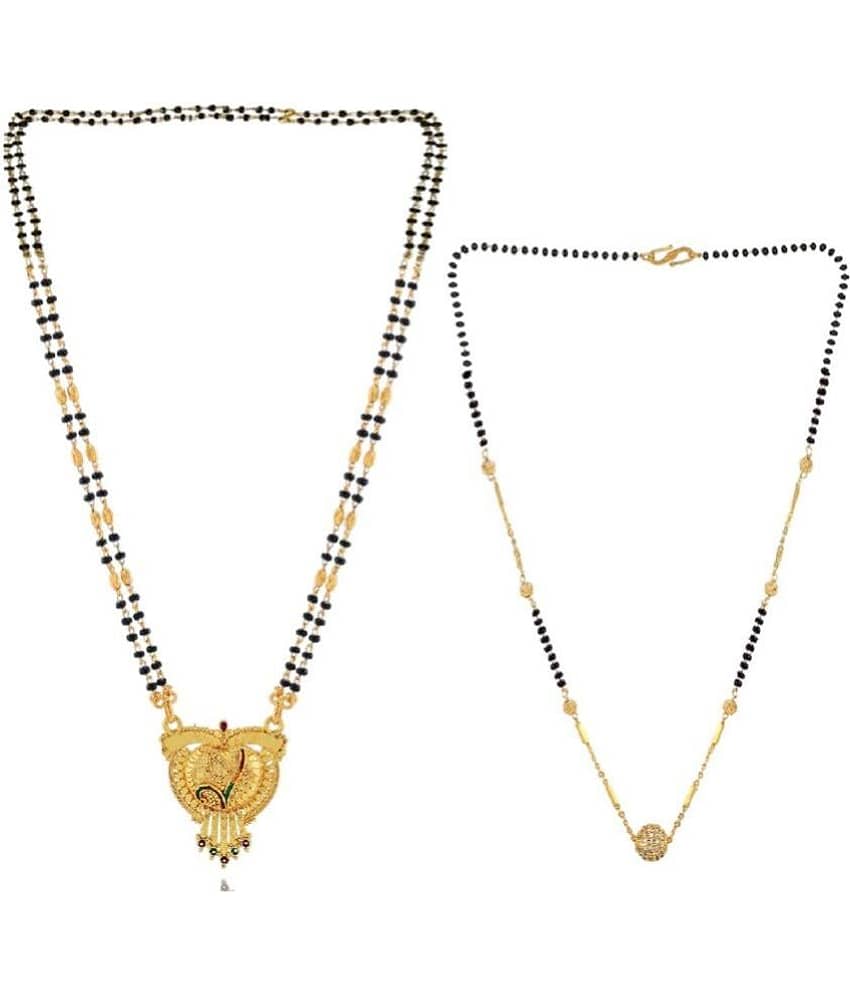 Charms Golden Mangalsutra ( Pack of 1 )