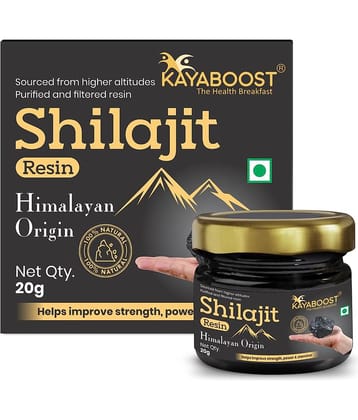 KAYABOOST Pure Shilajit Resin 20g | Boost Performance, Power, Stamina, Strength (20 g)