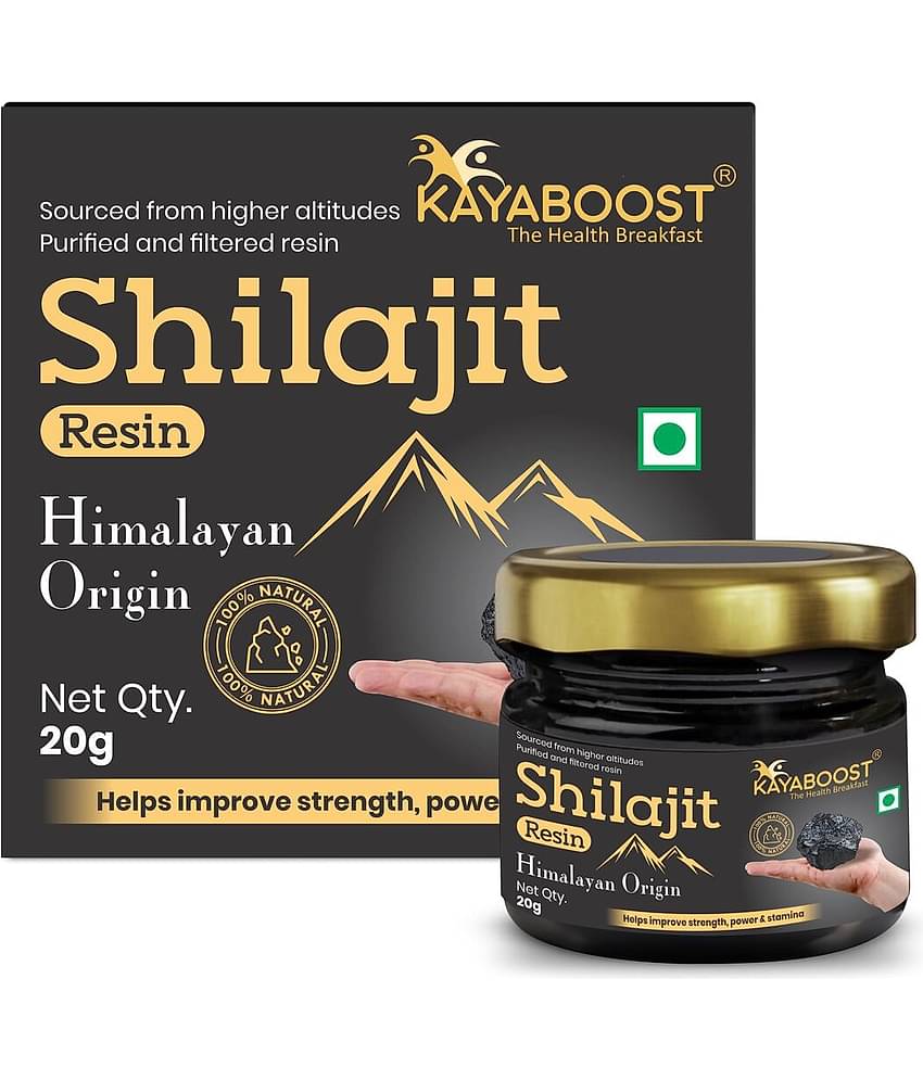 KAYABOOST Pure Shilajit Resin 20g | Boost Performance, Power, Stamina, Strength (20 g)