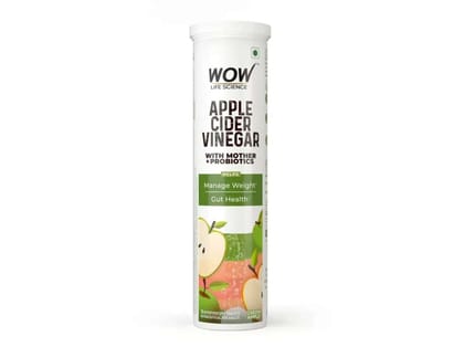 WOW Apple Cider Vinegar Probiotics Effervescent