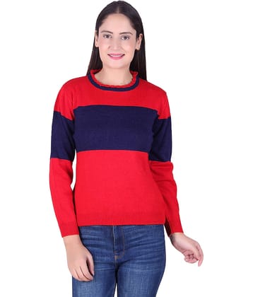 Ogarti Acrylic Red Pullovers
