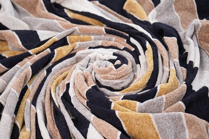 Multicolor Velvet Stripe Double Bedsheet (6 Tone Variant) Multicolor Velvet Stripe Double Bedsheet (6 Tone Variant)