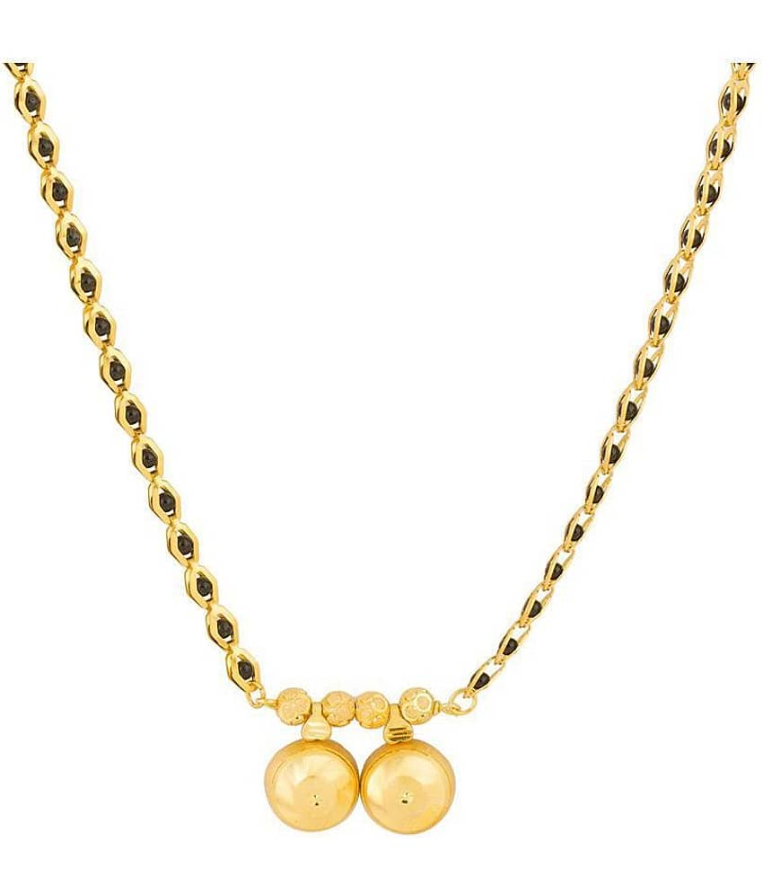 Sunhari Jewels Women's Pride Traditional Gold Plated Mangalsutra For Women