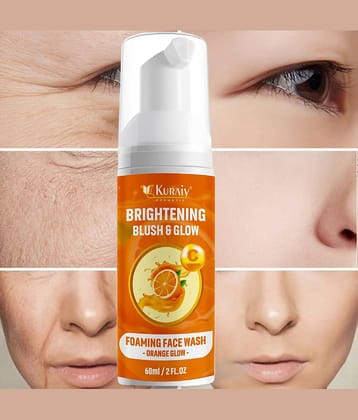 KURAIY Face Wash Cream With Natural Deep Moisturizing Face wash 60 ML
