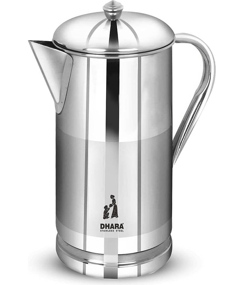 Dhara Stainless Steel Slimline jug 2000 Stainless Steel Jugs 2000 mL
