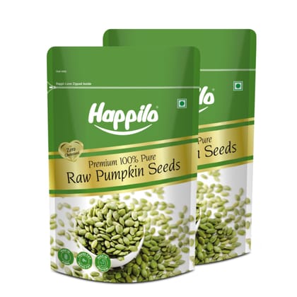 Happilo Premium Pumpkin Seeds & All Natural 200g (Pack of 2)